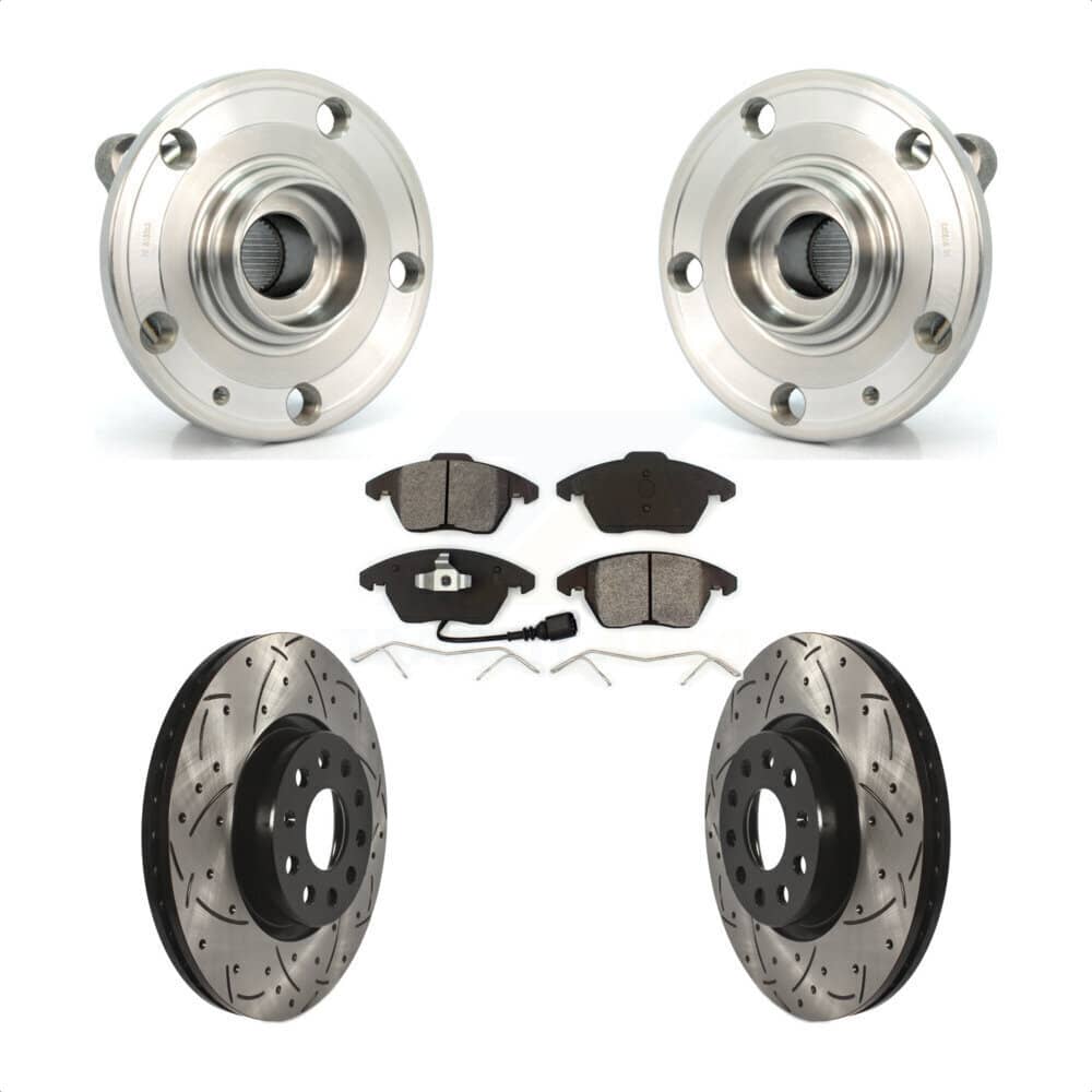 Transit Auto - KBB-103075 - Front Wheel Bearing and Hub Assembly Kits