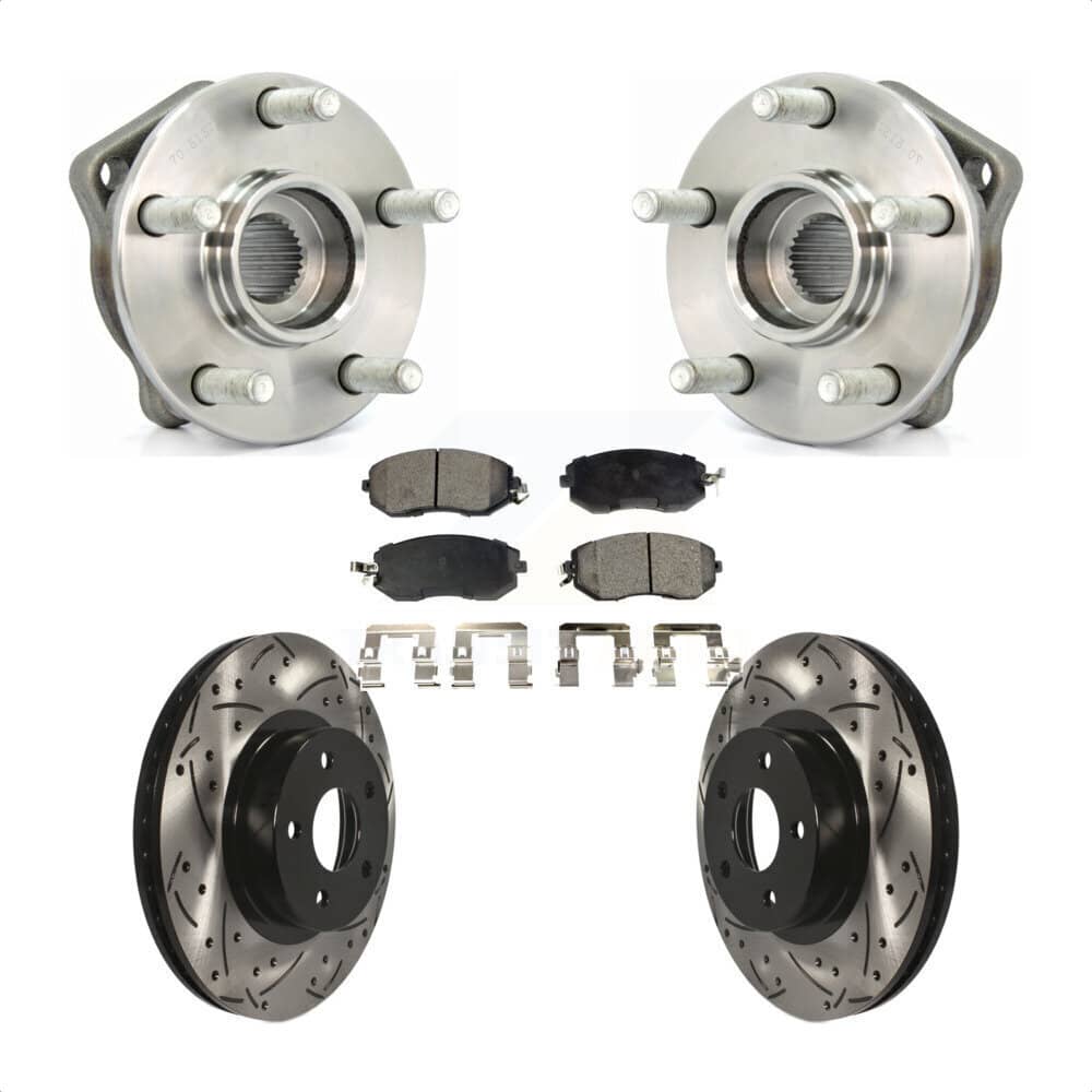 Transit Auto - KBB-103257 - Front Wheel Bearing and Hub Assembly Kits