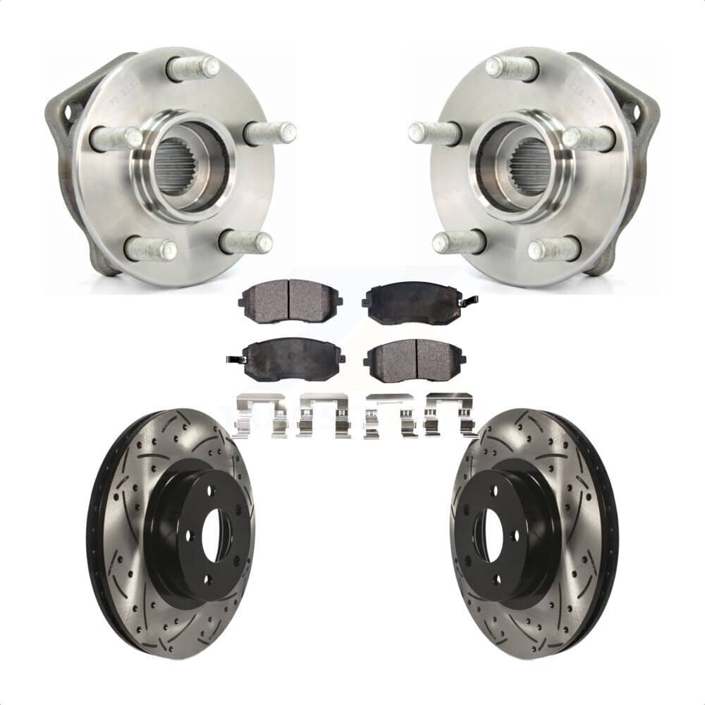 Transit Auto - KBB-103258 - Front Wheel Bearing and Hub Assembly Kits