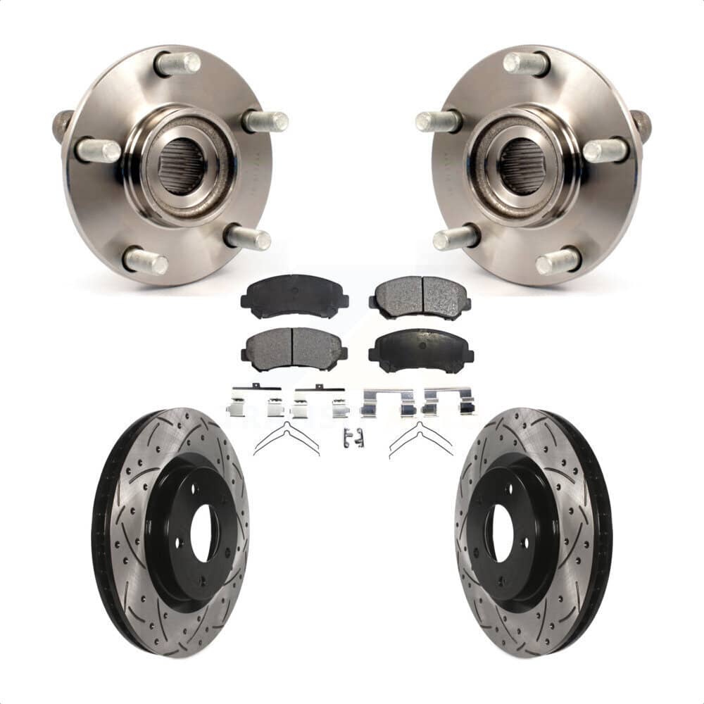 Transit Auto - KBB-103325 - Front Wheel Bearing and Hub Assembly Kits