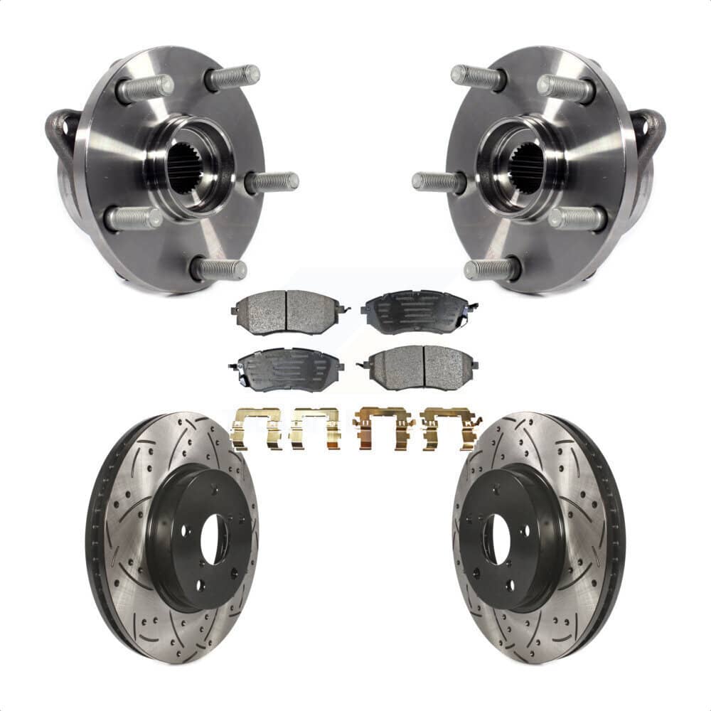 Transit Auto - KBB-103332 - Front Wheel Bearing and Hub Assembly Kits