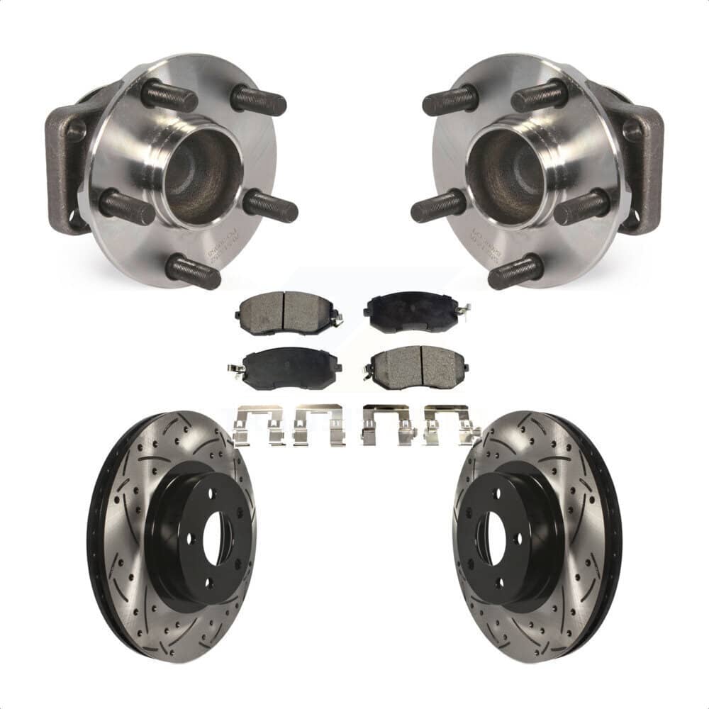 Transit Auto - KBB-103368 - Front Wheel Bearing and Hub Assembly Kits
