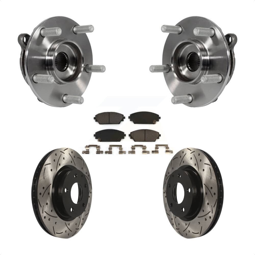 Transit Auto - KBB-103371 - Front Wheel Bearing and Hub Assembly Kits