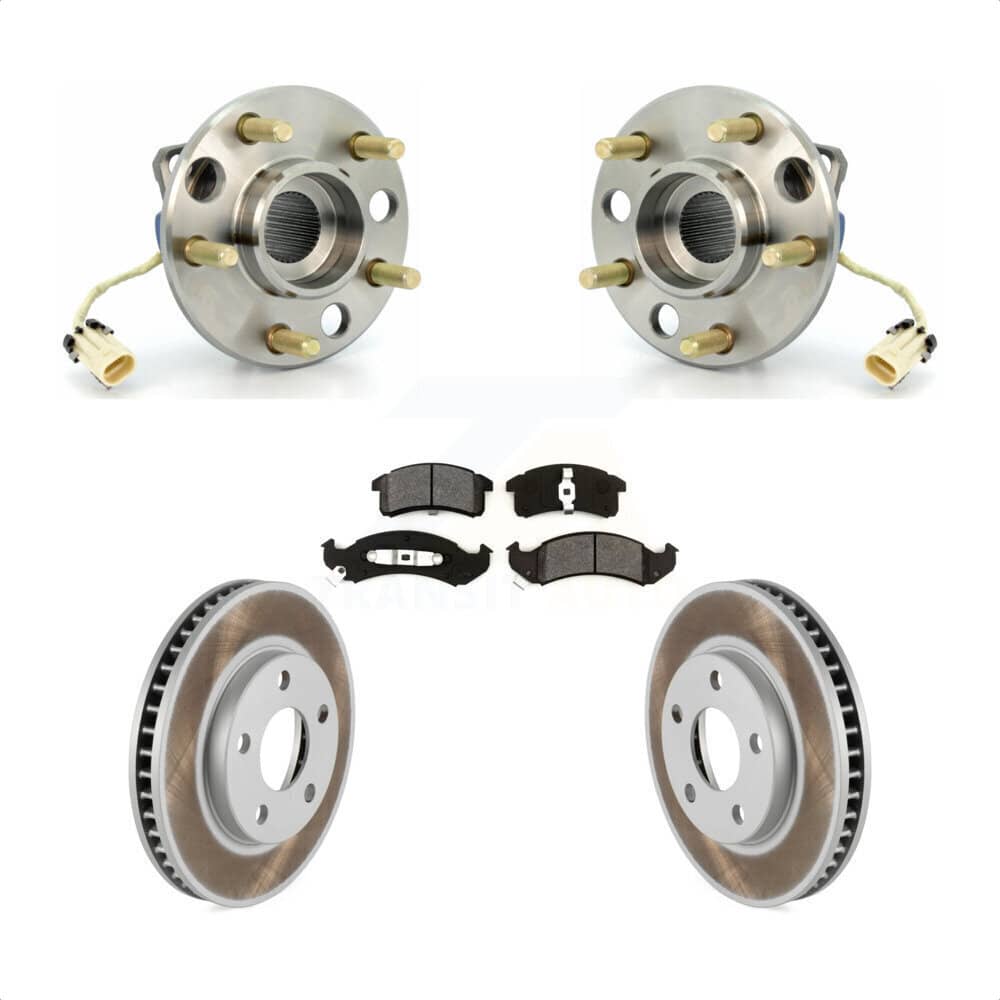Transit Auto - KBB-103952 - Front Wheel Bearing and Hub Assembly Kits