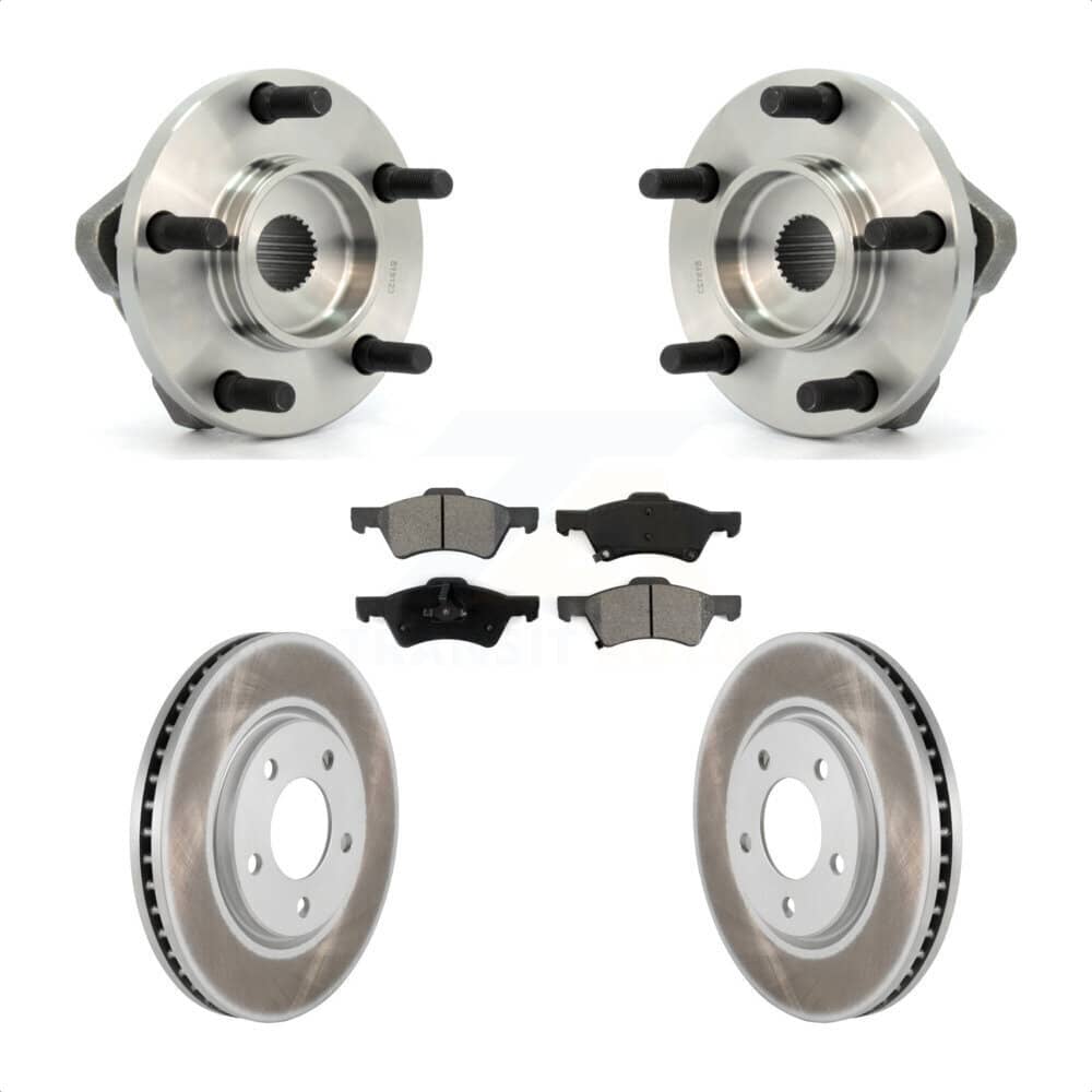 Transit Auto - KBB-103973 - Front Wheel Bearing and Hub Assembly Kits