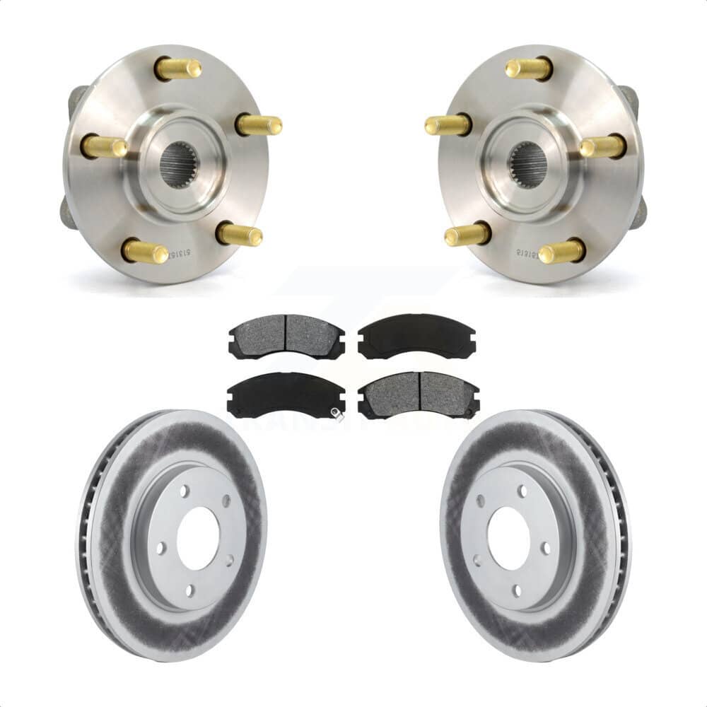 Transit Auto - KBB-103980 - Front Wheel Bearing and Hub Assembly Kits