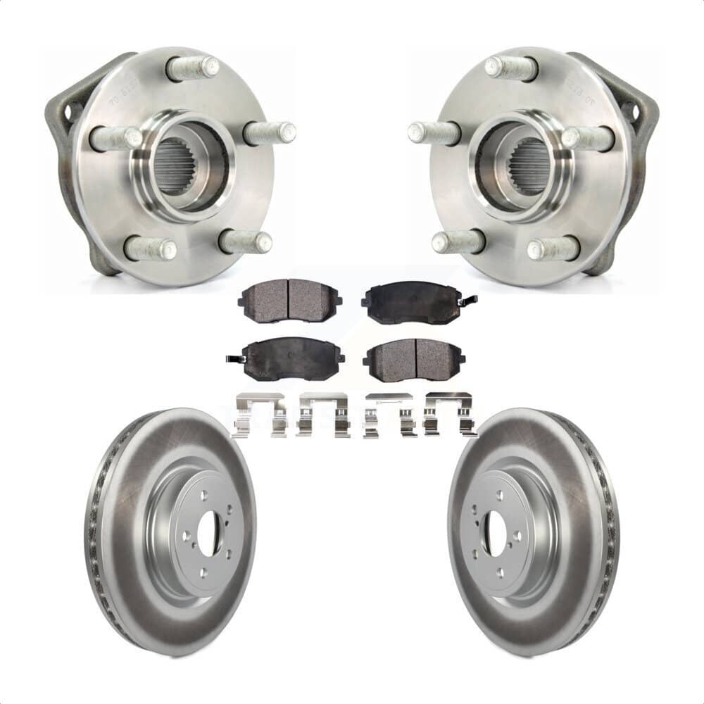 Transit Auto - KBB-104525 - Front Wheel Bearing and Hub Assembly Kits