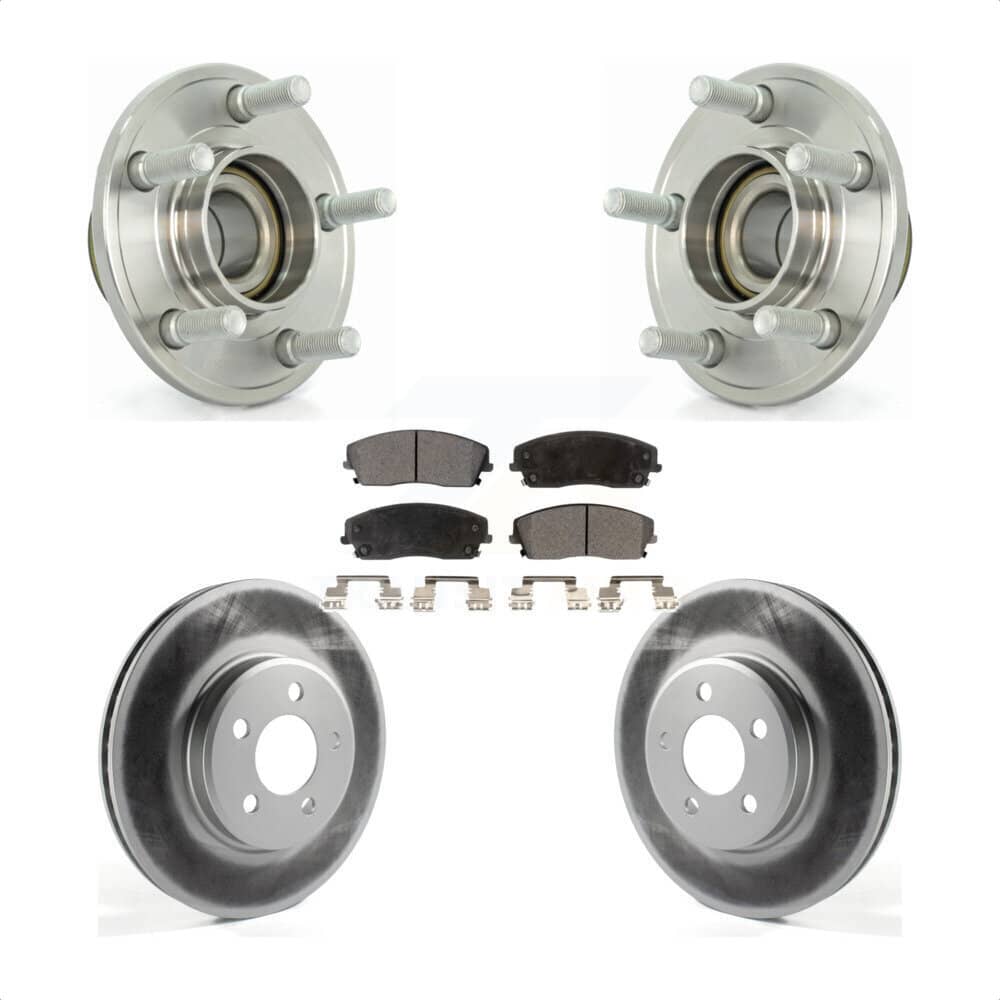 Transit Auto - KBB-104533 - Front Wheel Bearing and Hub Assembly Kits