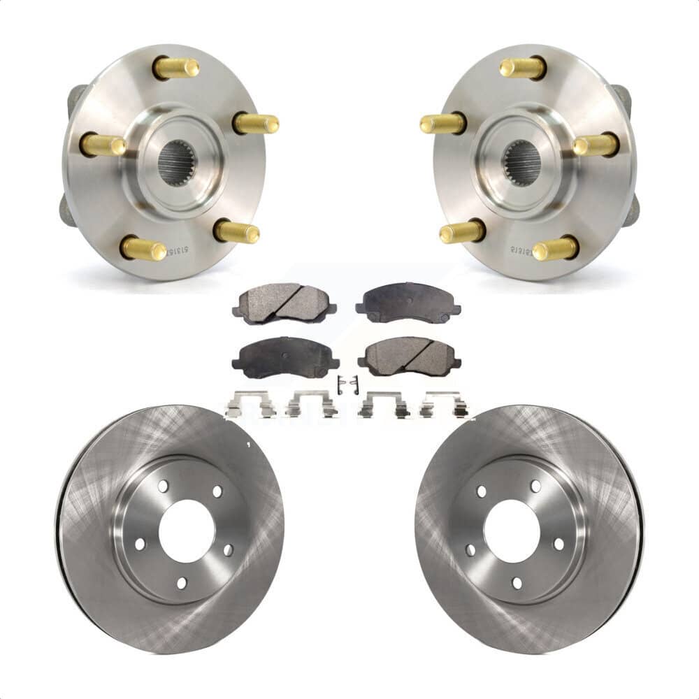 Transit Auto - KBB-104980 - Front Wheel Bearing and Hub Assembly Kits