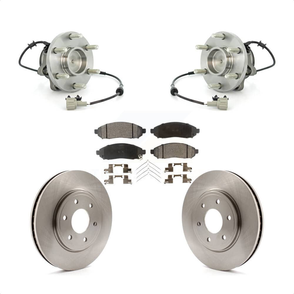 Transit Auto - KBB-105348 - Front Wheel Bearing and Hub Assembly Kits