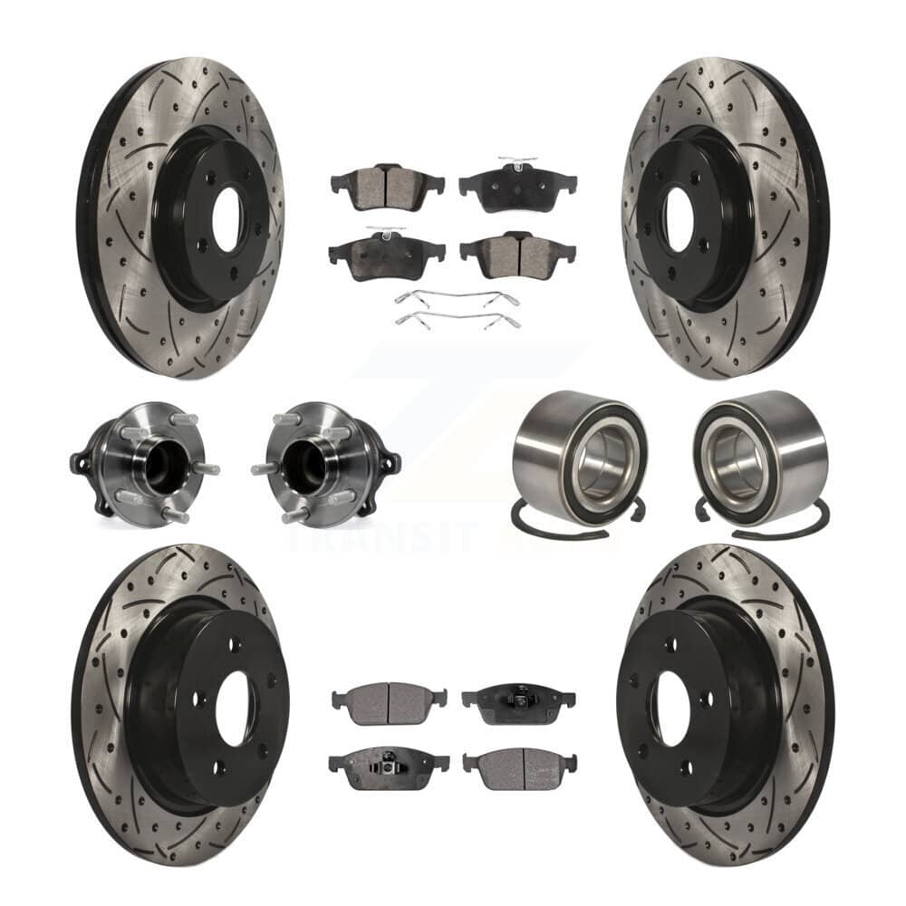 Transit Auto - KBB-107581 - Front and Rear Wheel Bearing Kits