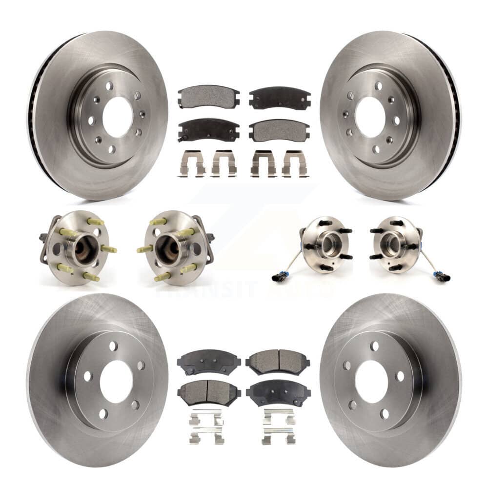Transit Auto - KBB-108749 - Front and Rear Wheel Bearing and Hub Assembly Kits