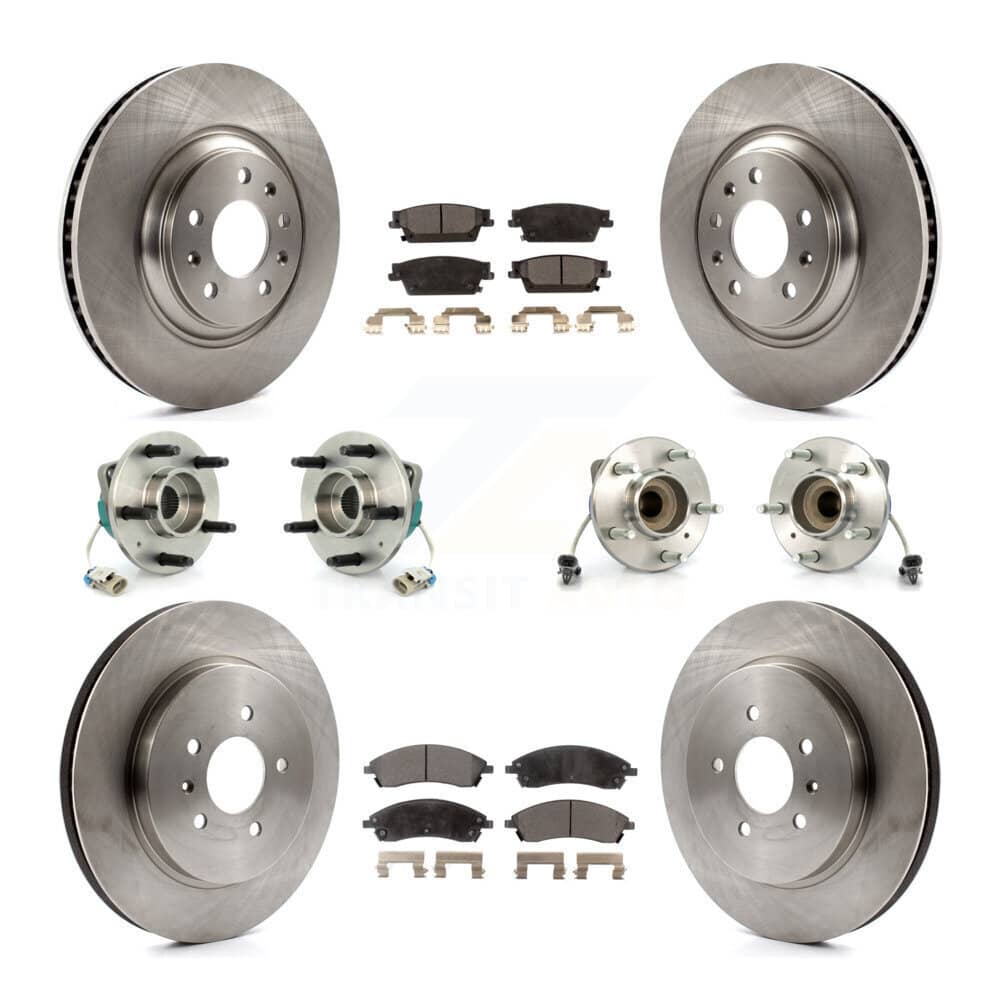 Transit Auto - KBB-108781 - Front and Rear Wheel Bearing and Hub Assembly Kits