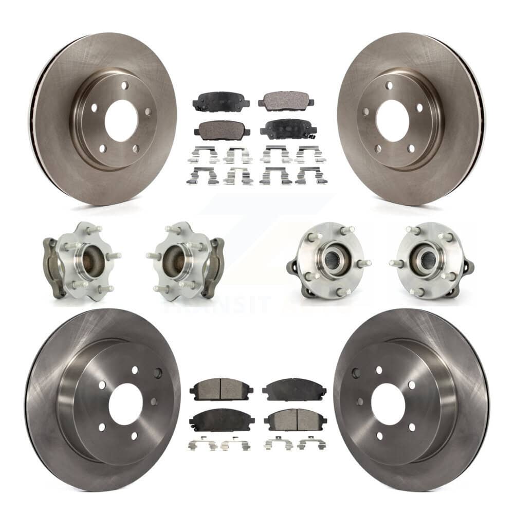 Transit Auto - KBB-108814 - Front and Rear Wheel Bearing and Hub Assembly Kits