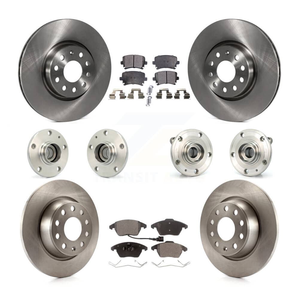 Transit Auto - KBB-108845 - Front and Rear Wheel Bearing and Hub Assembly Kits