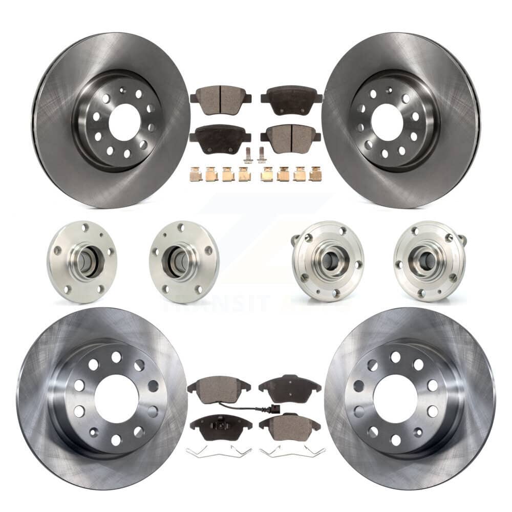 Transit Auto - KBB-108847 - Front and Rear Wheel Bearing and Hub Assembly Kits
