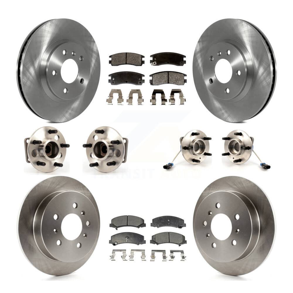 Transit Auto - KBB-108904 - Front and Rear Wheel Bearing and Hub Assembly Kits