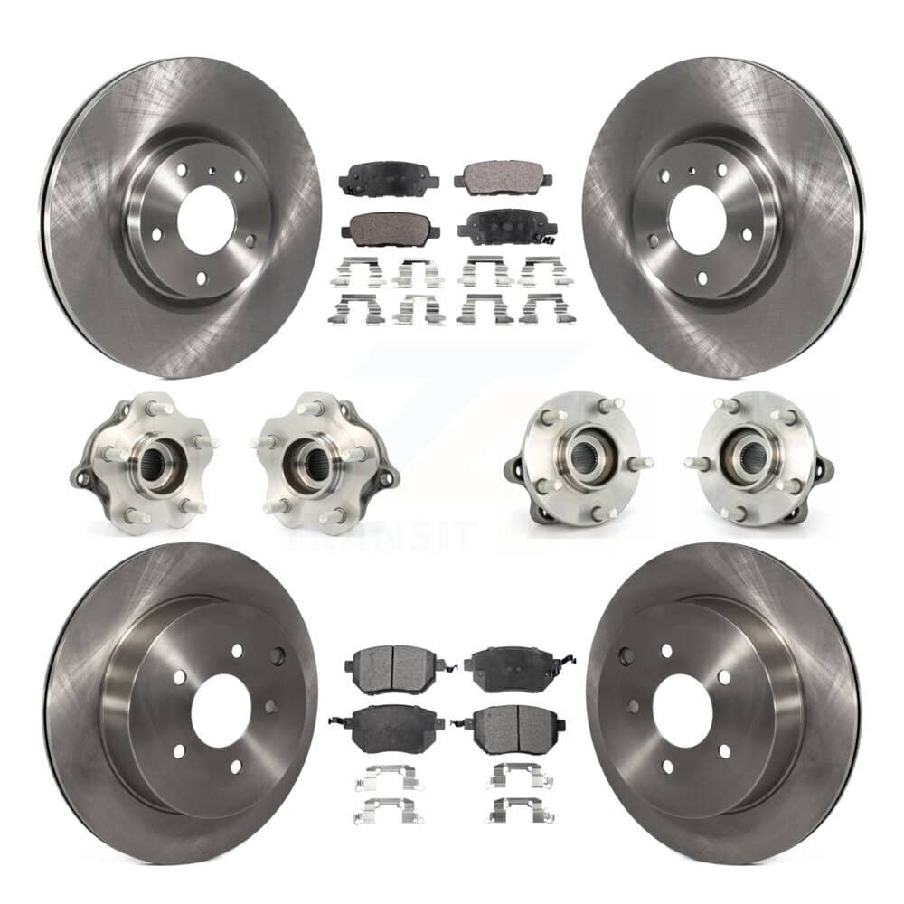 Transit Auto - KBB-108913 - Front and Rear Wheel Bearing and Hub Assembly Kits