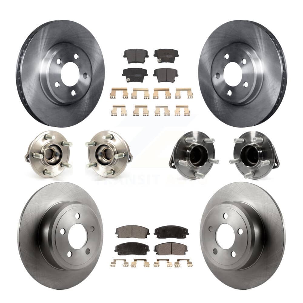 Transit Auto - KBB-108921 - Front and Rear Wheel Bearing and Hub Assembly Kits