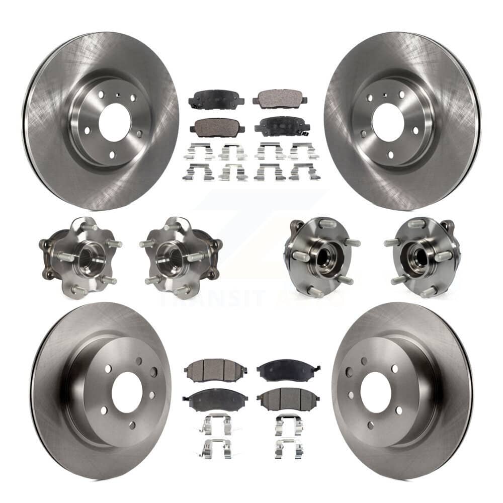 Transit Auto - KBB-108940 - Front and Rear Wheel Bearing and Hub Assembly Kits