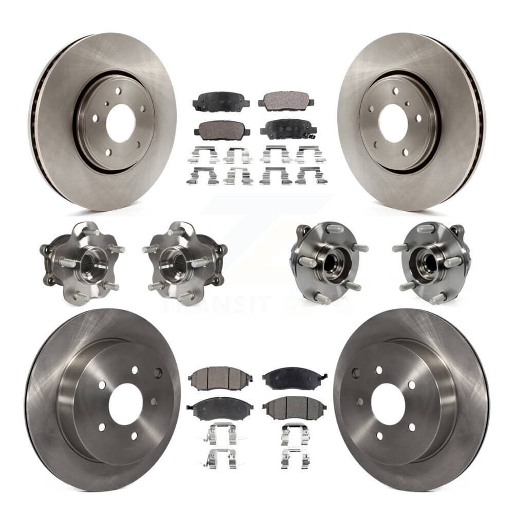Transit Auto - KBB-108941 - Front and Rear Wheel Bearing and Hub Assembly Kits