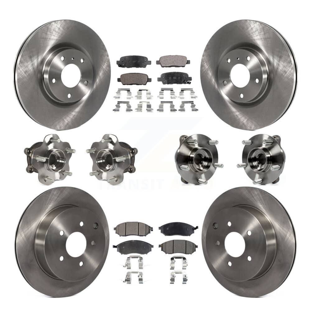Transit Auto - KBB-108944 - Front and Rear Wheel Bearing and Hub Assembly Kits