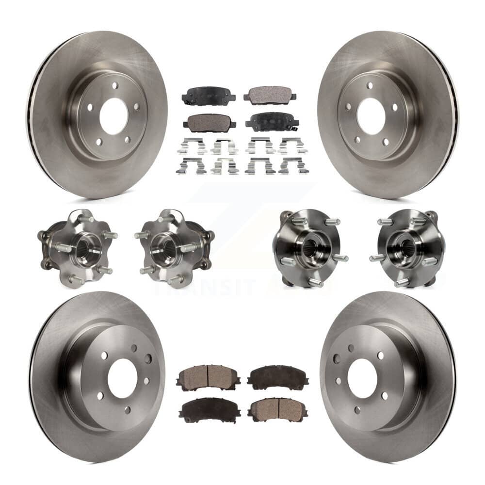 Transit Auto - KBB-108948 - Front and Rear Wheel Bearing and Hub Assembly Kits