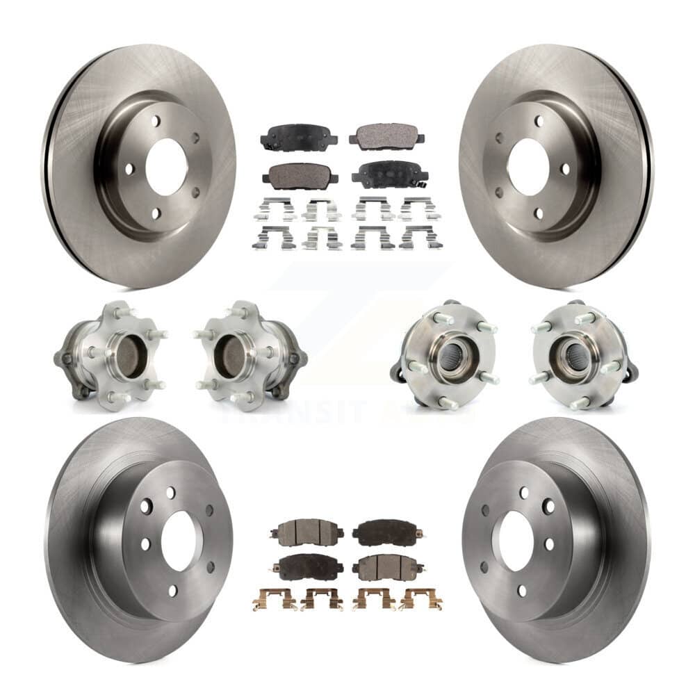 Transit Auto - KBB-108957 - Front and Rear Wheel Bearing and Hub Assembly Kits