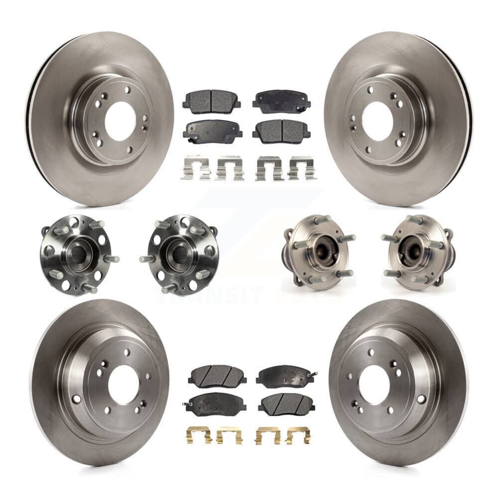 Transit Auto - KBB-108976 - Front and Rear Wheel Bearing and Hub Assembly Kits