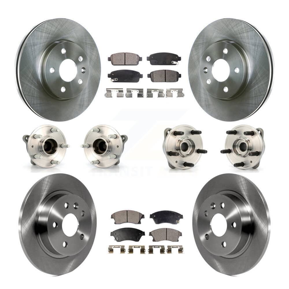 Transit Auto - KBB-108991 - Front and Rear Wheel Bearing and Hub Assembly Kits