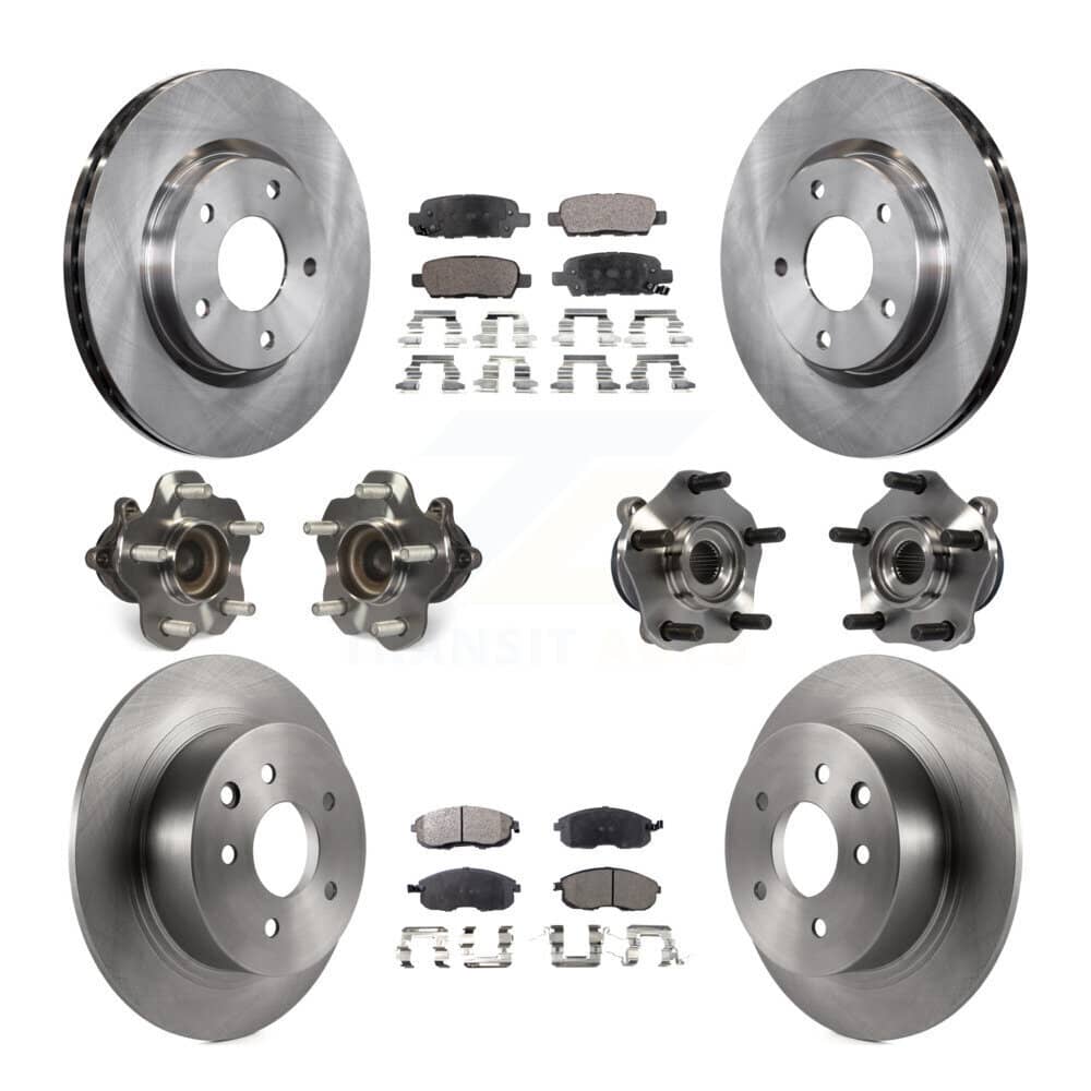 Transit Auto - KBB-109016 - Front and Rear Wheel Bearing and Hub Assembly Kits