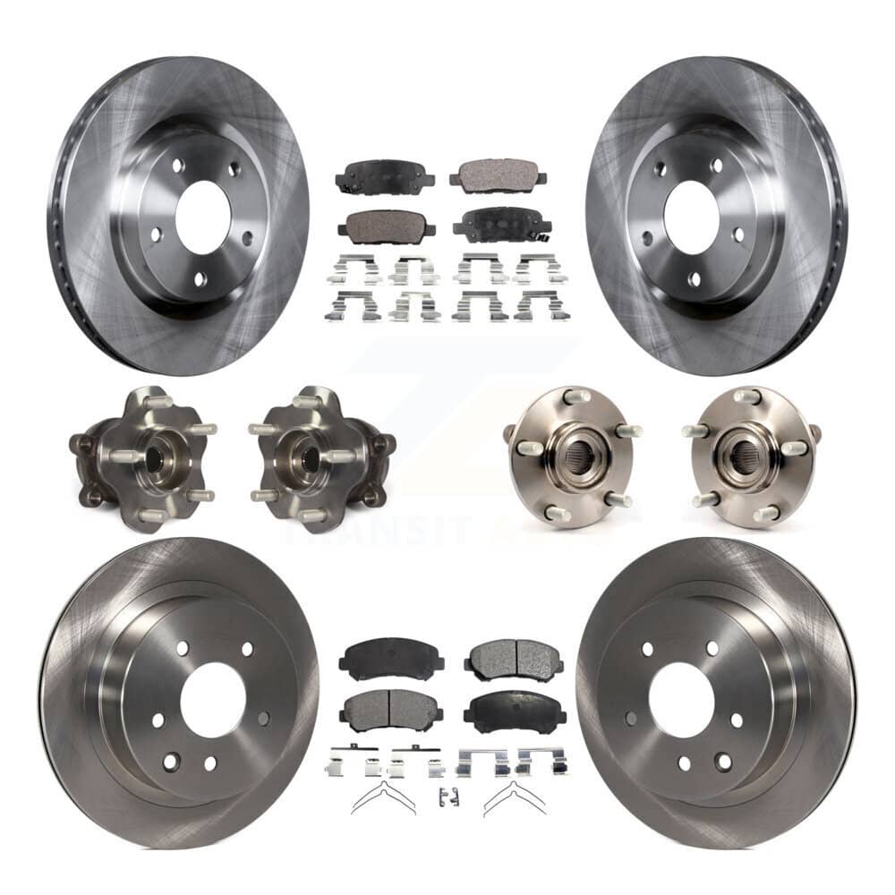 Transit Auto - KBB-109019 - Front and Rear Wheel Bearing and Hub Assembly Kits