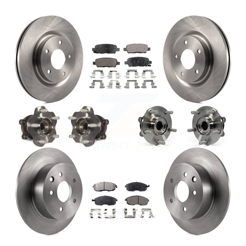 Transit Auto - KBB-109021 - Front and Rear Wheel Bearing and Hub Assembly Kits