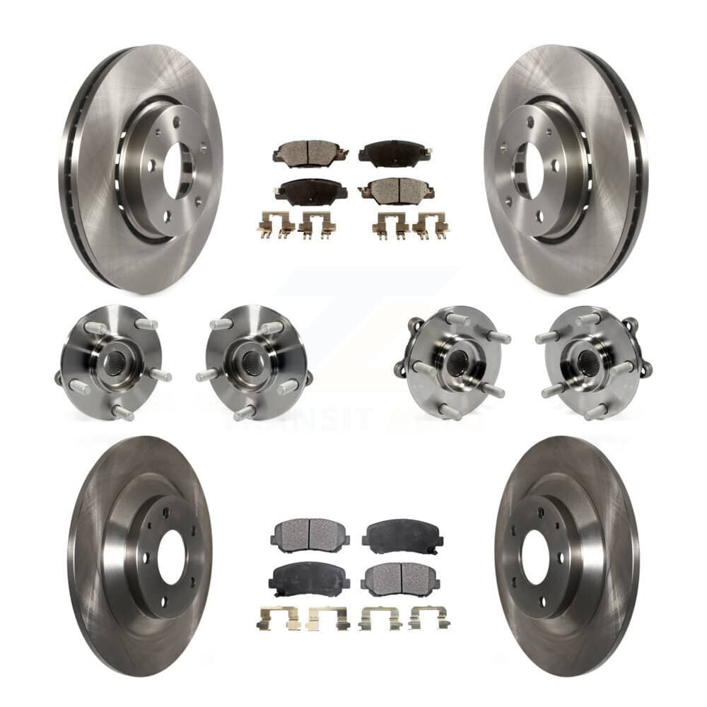 Transit Auto - KBB-109034 - Front and Rear Wheel Bearing and Hub Assembly Kits