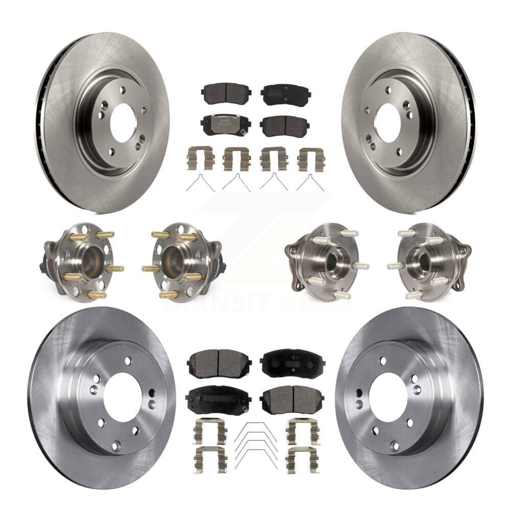 Transit Auto - KBB-109037 - Front and Rear Wheel Bearing and Hub Assembly Kits
