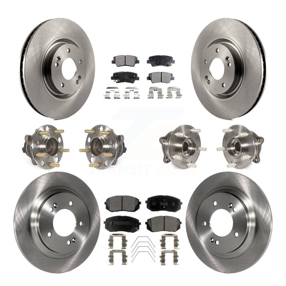 Transit Auto - KBB-109038 - Front and Rear Wheel Bearing and Hub Assembly Kits