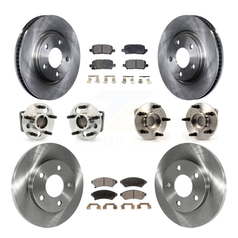 Transit Auto - KBB-109072 - Front and Rear Wheel Bearing and Hub Assembly Kits