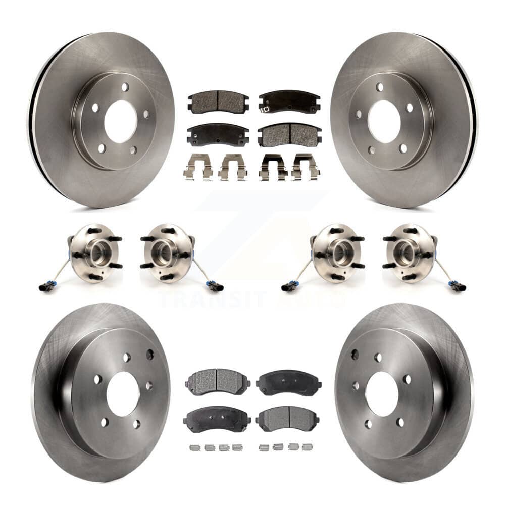 Transit Auto - KBB-109074 - Front and Rear Wheel Bearing and Hub Assembly Kits