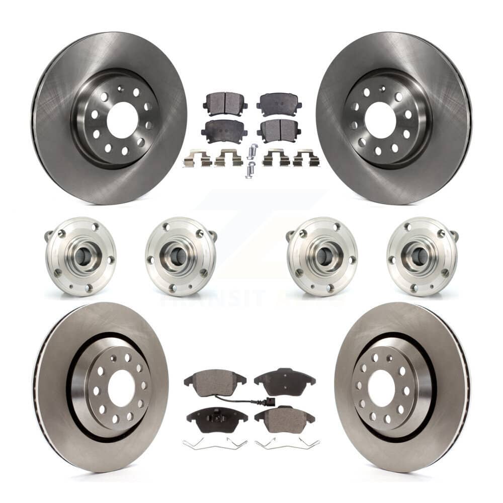 Transit Auto - KBB-109083 - Front and Rear Wheel Bearing and Hub Assembly Kits