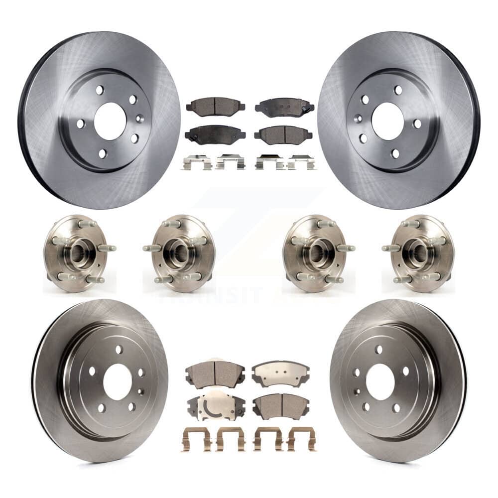 Transit Auto - KBB-109120 - Front and Rear Wheel Bearing and Hub Assembly Kits