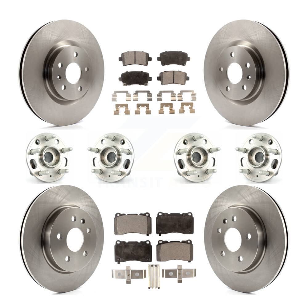 Transit Auto - KBB-109125 - Front and Rear Wheel Bearing and Hub Assembly Kits