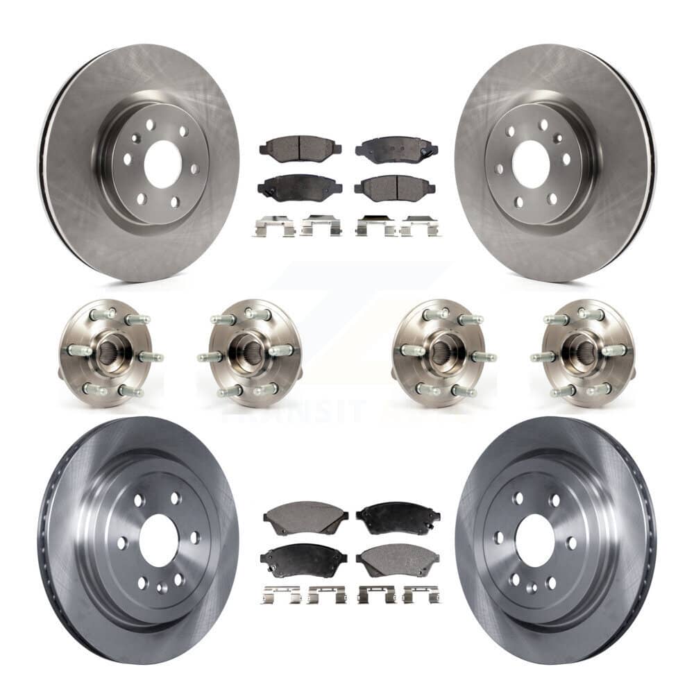 Transit Auto - KBB-109128 - Front and Rear Wheel Bearing and Hub Assembly Kits