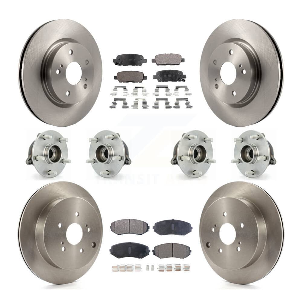 Transit Auto - KBB-109129 - Front and Rear Wheel Bearing and Hub Assembly Kits