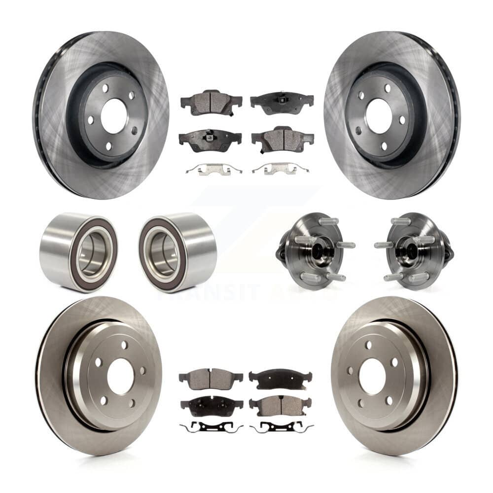 Transit Auto - KBB-109159 - Front and Rear Wheel Bearing and Hub Assembly Kits