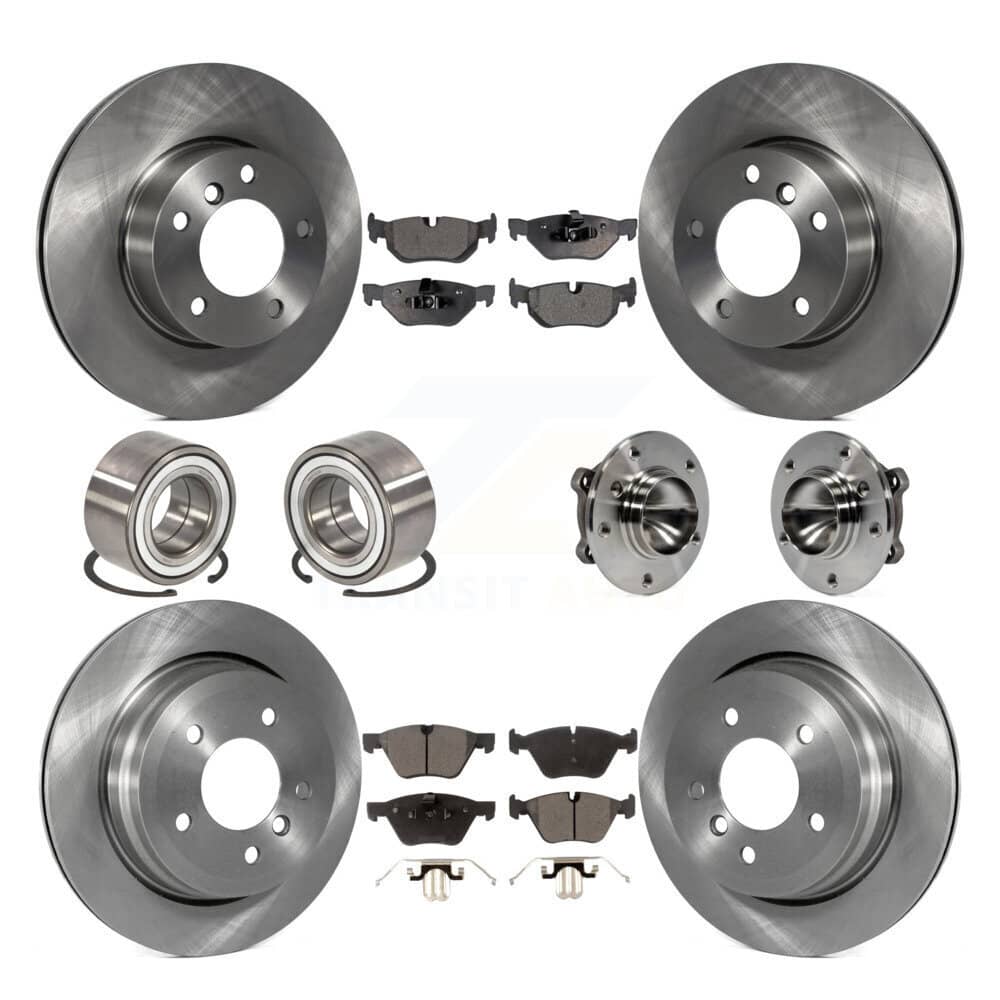 Transit Auto - KBB-109163 - Front and Rear Wheel Bearing and Hub Assembly Kits