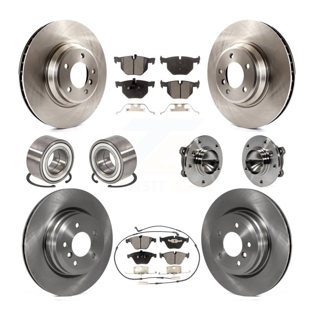 Transit Auto - KBB-109164 - Front and Rear Wheel Bearing and Hub Assembly Kits