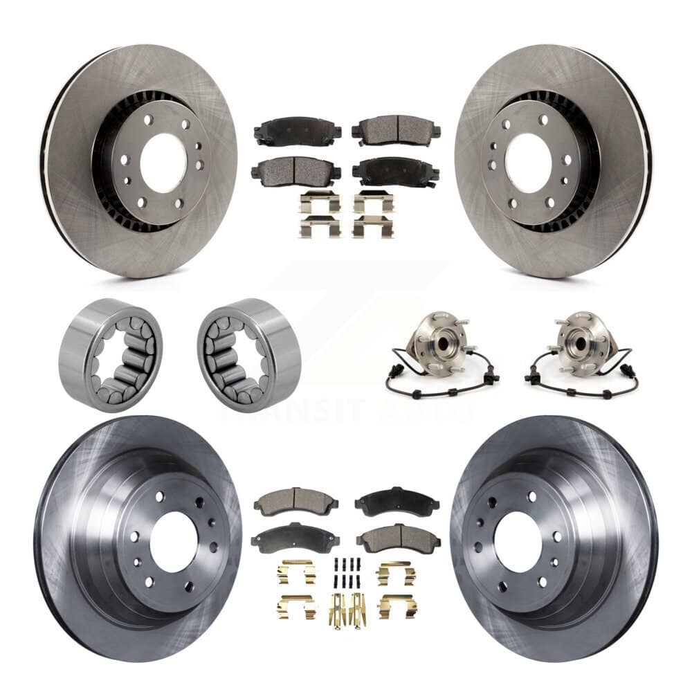 Transit Auto - KBB-109174 - Front and Rear Wheel Bearing and Hub Assembly Kits