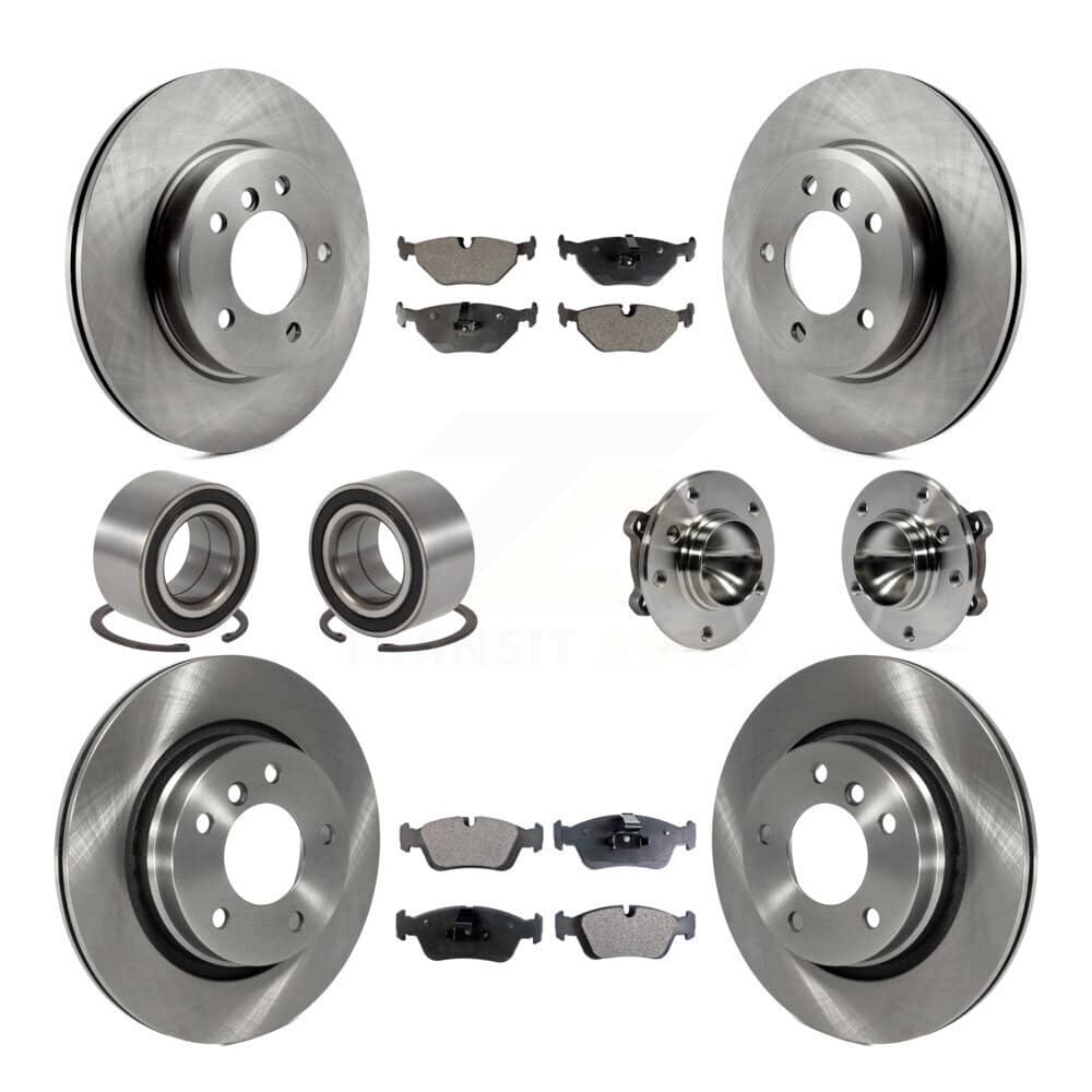Transit Auto - KBB-109211 - Front and Rear Wheel Bearing and Hub Assembly Kits