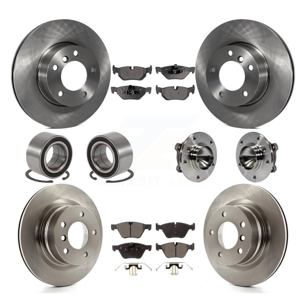 Transit Auto - KBB-109213 - Front and Rear Wheel Bearing and Hub Assembly Kits