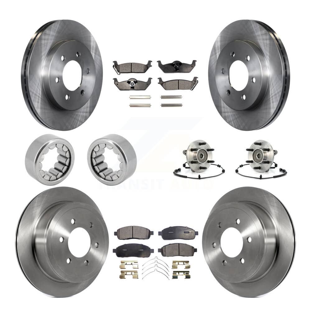 Transit Auto - KBB-109307 - Front and Rear Wheel Bearing and Hub Assembly Kits
